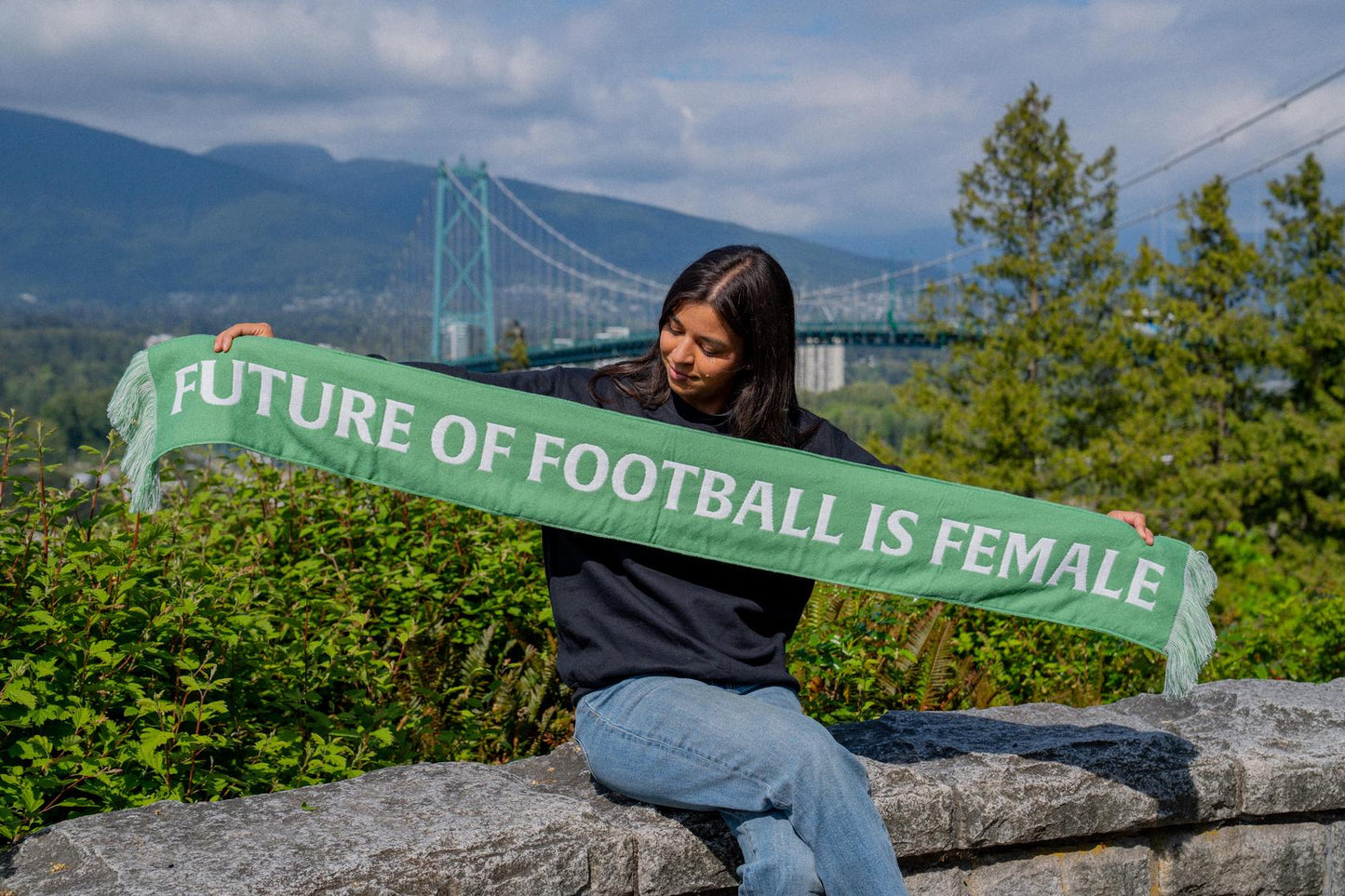 Future of Football is Female Scarf