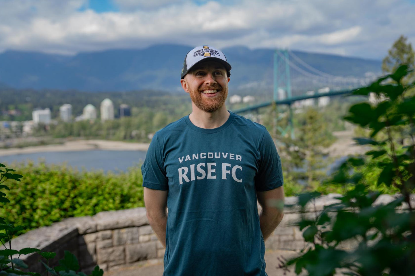 Teal Wordmark Tee